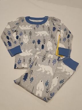 NWT Hanna Andersson - Moon and Back  Unisex Pajamas - Winter - Holiday, Size 2T